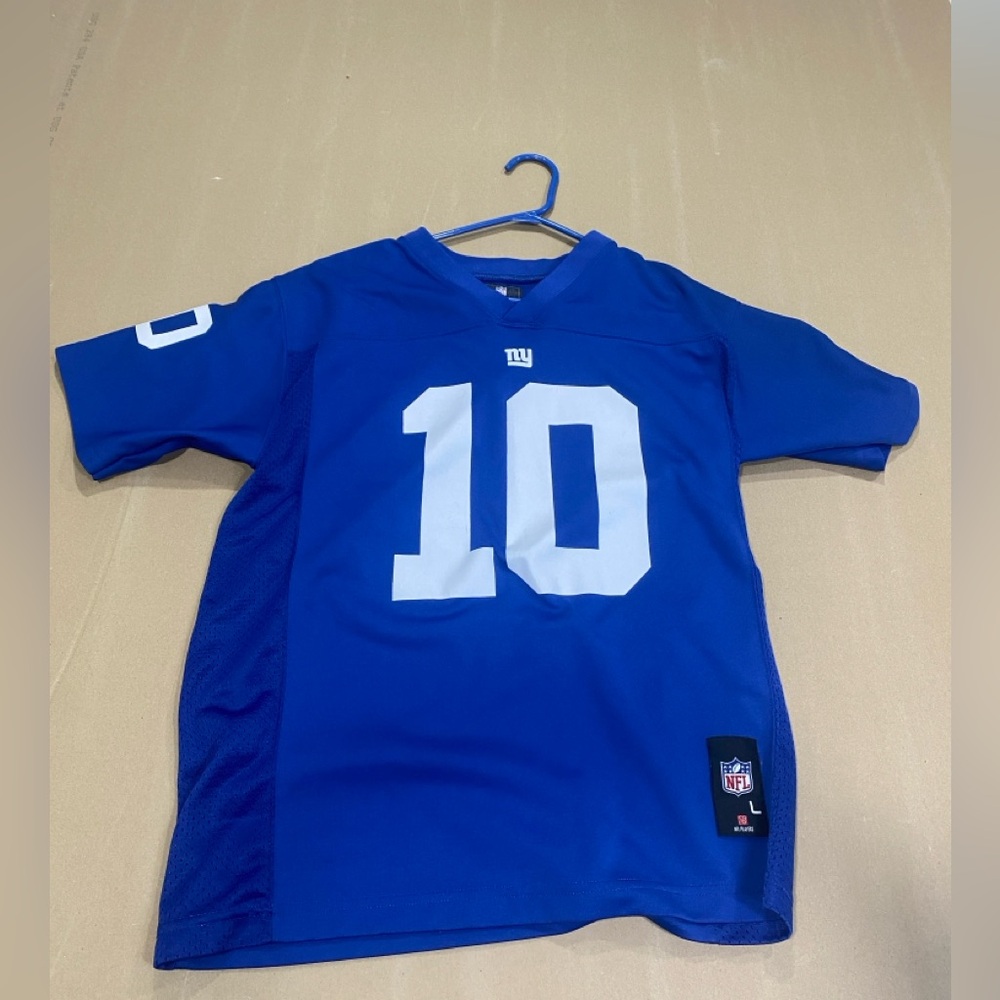Eli Manning New York Giants NFL Players Team Apparel Jersey Youth Size L (14/16)